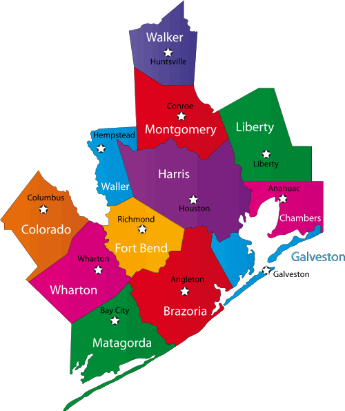 Map of Texas